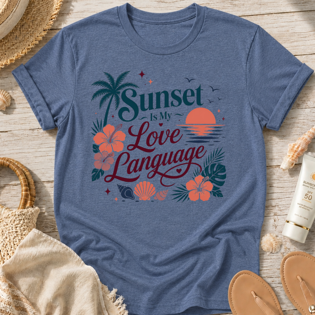 Sunset Is My Love Language T-Shirt
