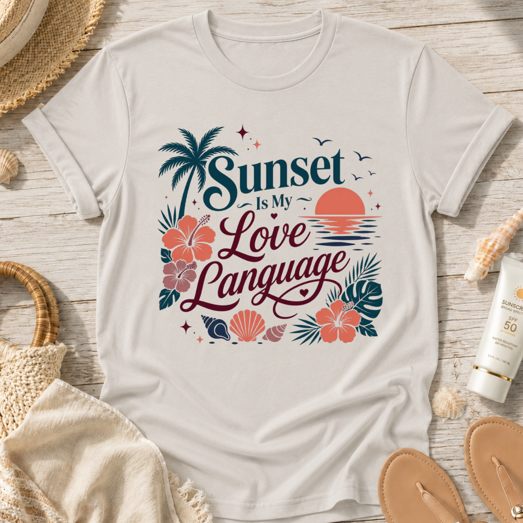 Sunset Is My Love Language T-Shirt