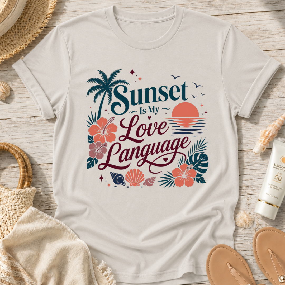 Sunset Is My Love Language T-Shirt
