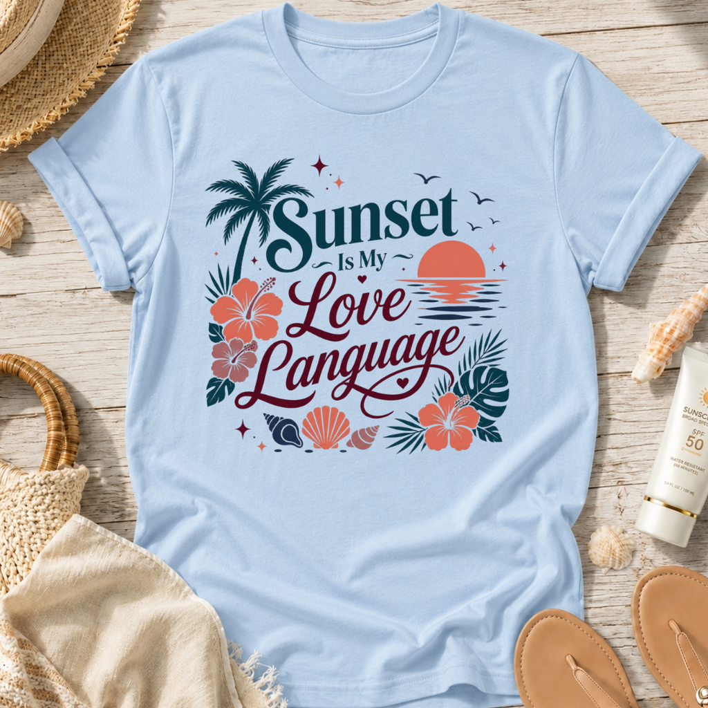 Sunset Is My Love Language T-Shirt