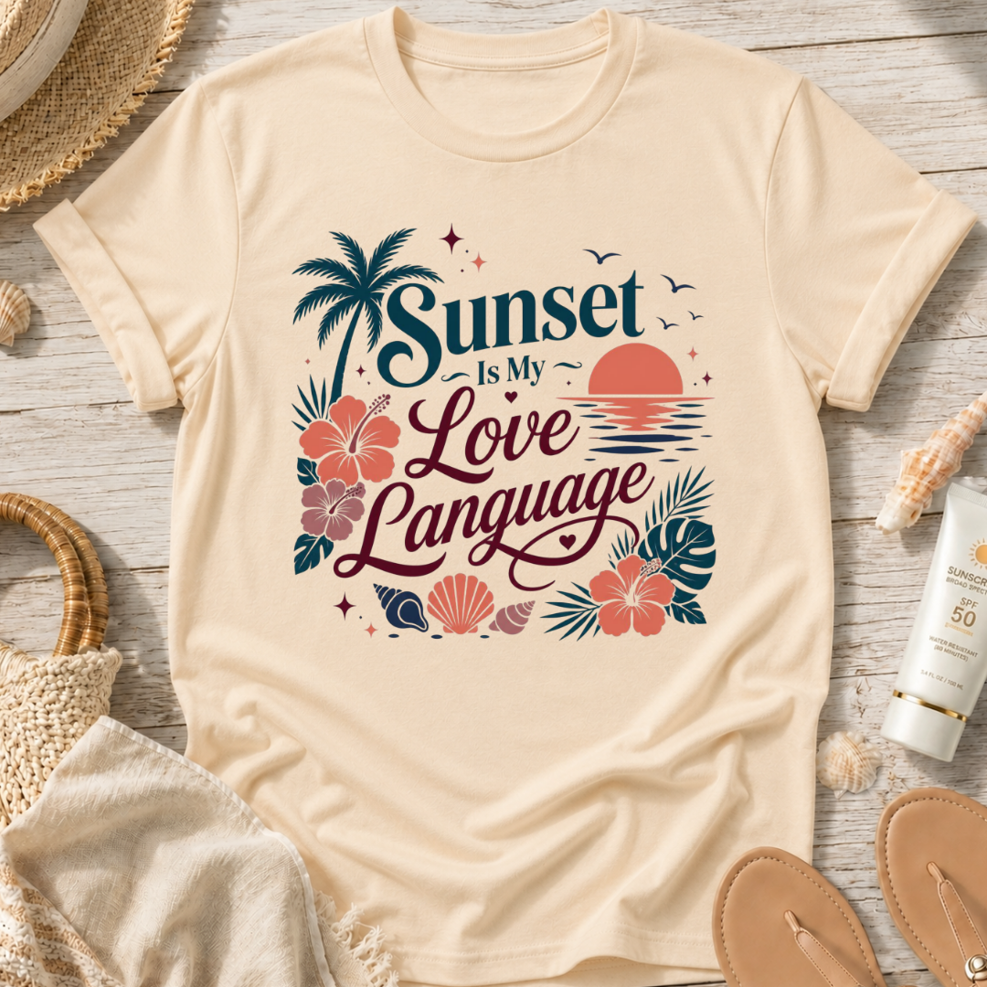 Sunset Is My Love Language T-Shirt