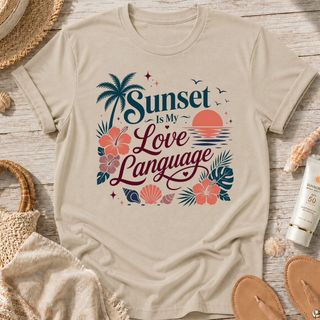 Sunset Is My Love Language T-Shirt