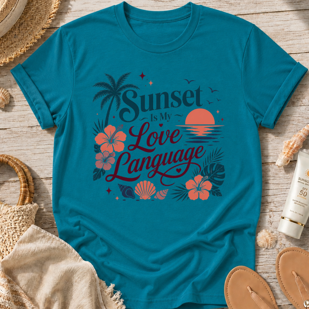 Sunset Is My Love Language T-Shirt