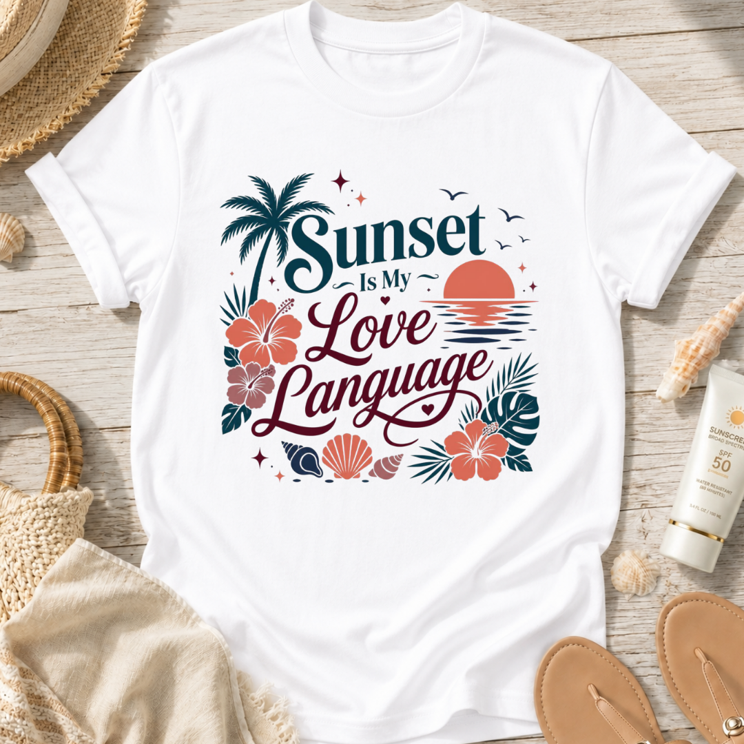 Sunset Is My Love Language T-Shirt