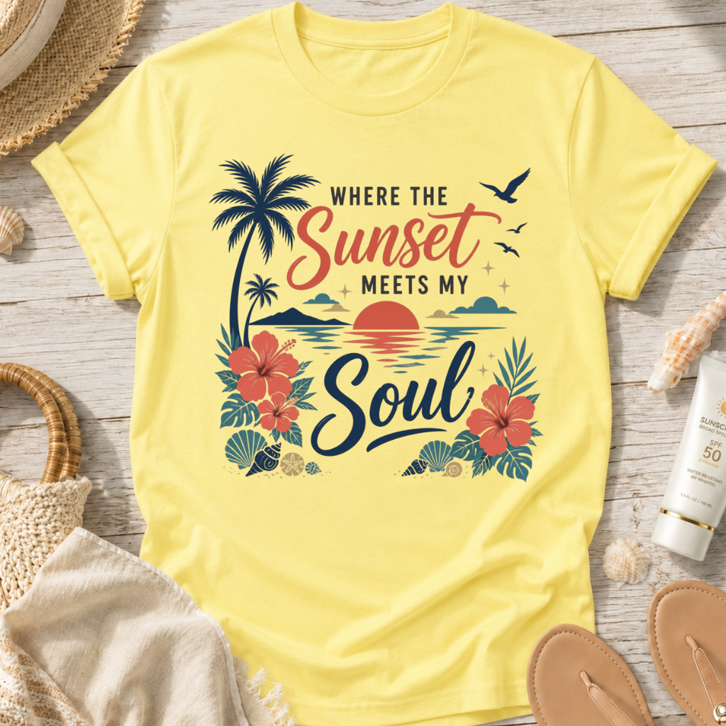 Where the Sunset Meets My Soul T-Shirt