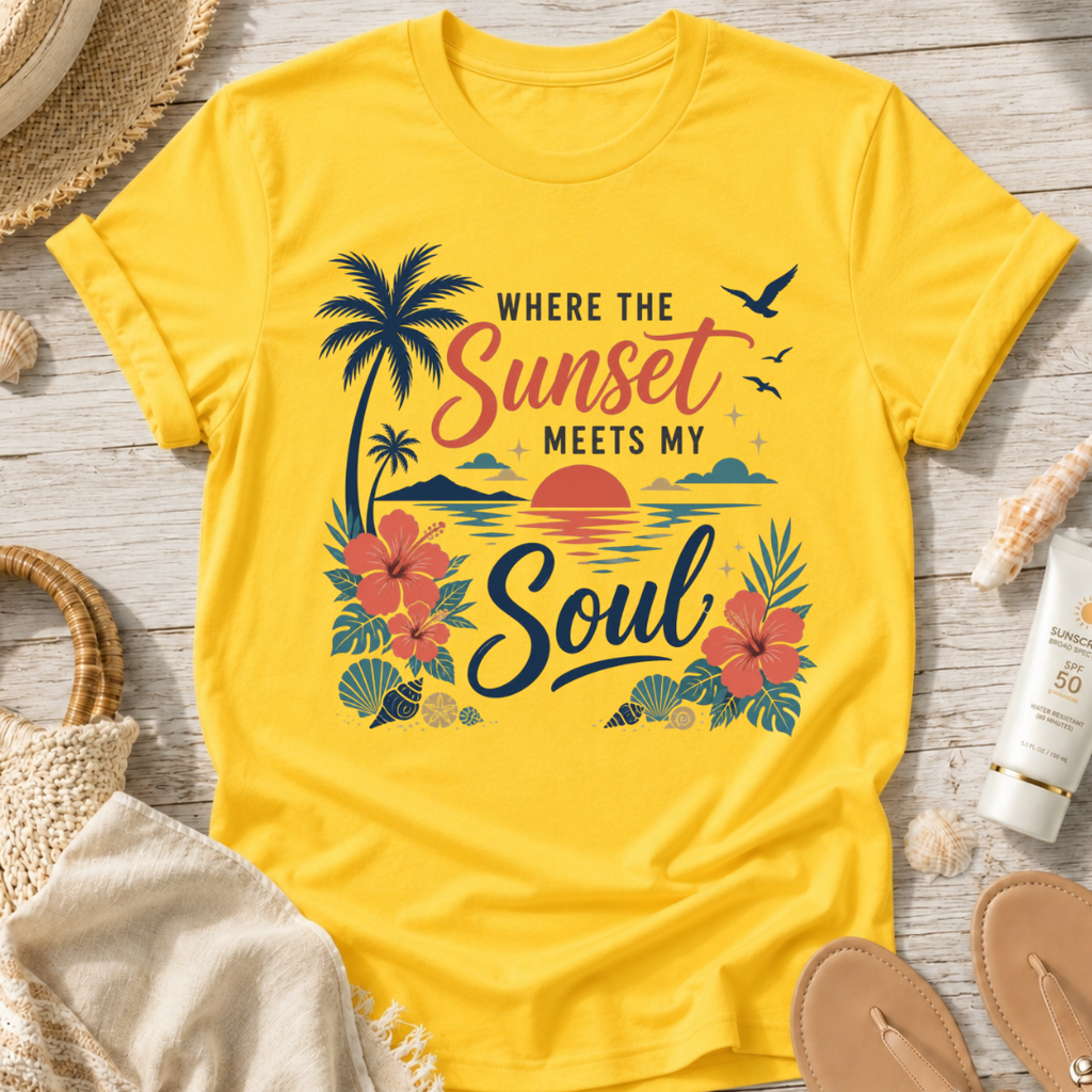 Where the Sunset Meets My Soul T-Shirt