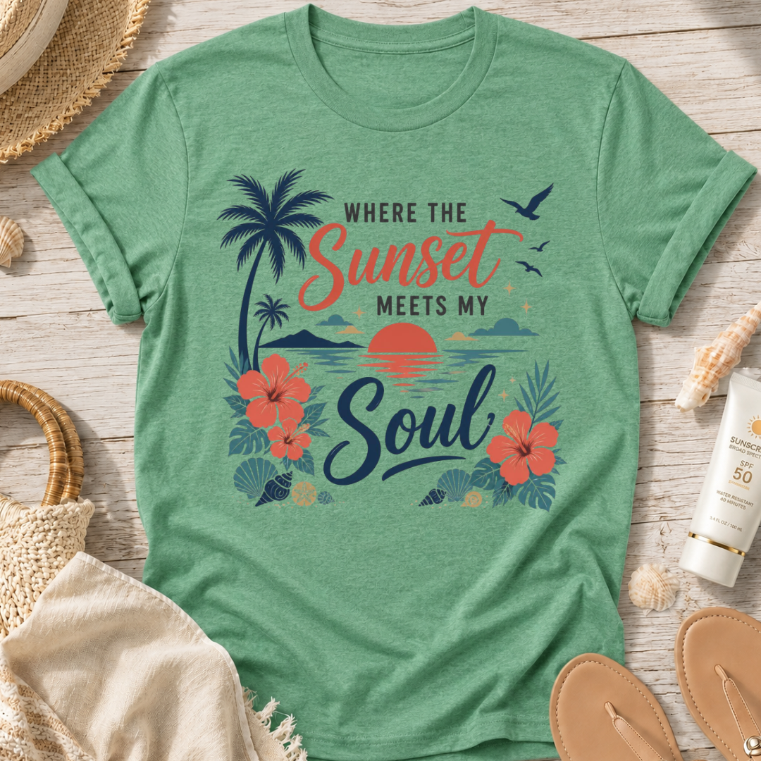 Where the Sunset Meets My Soul T-Shirt