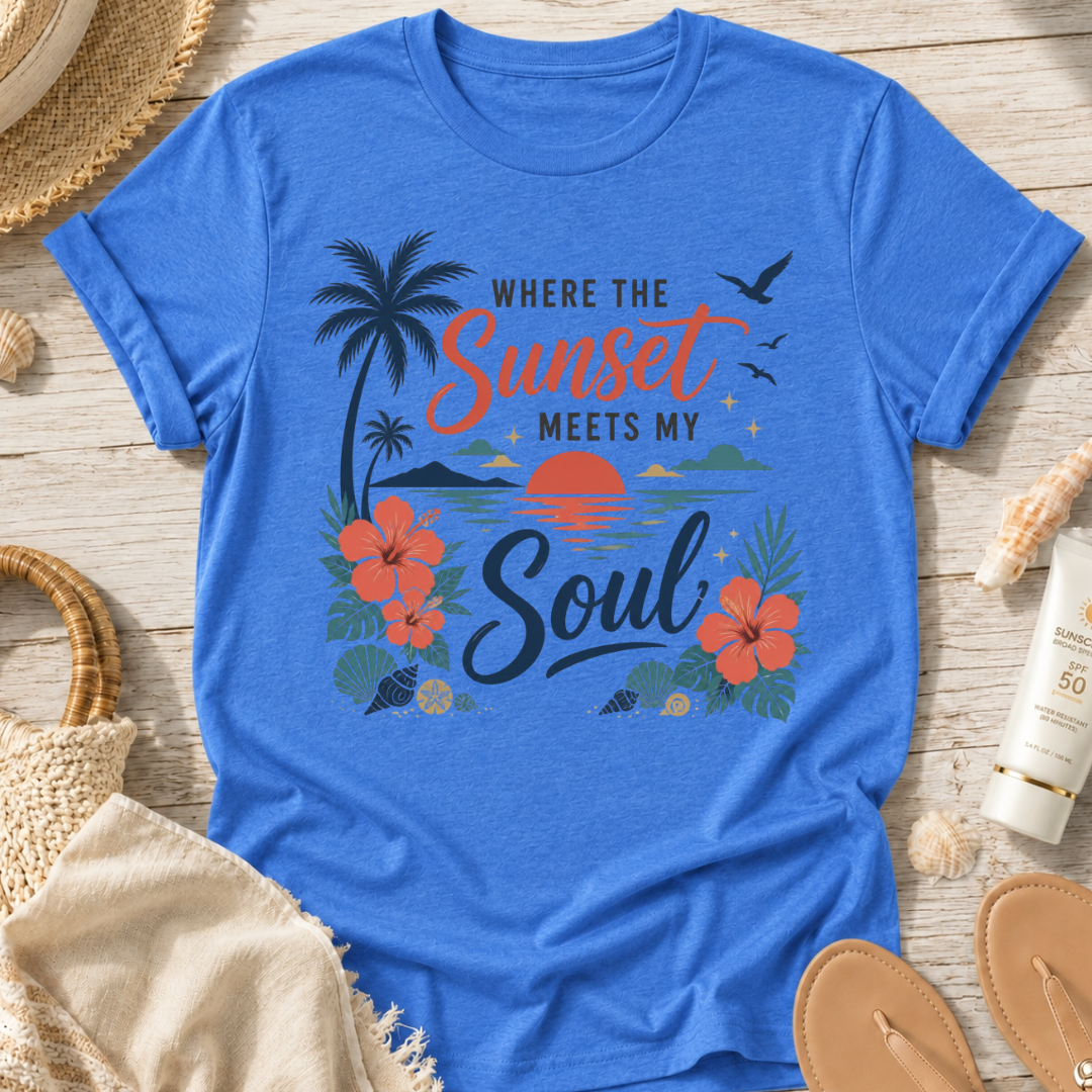 Where the Sunset Meets My Soul T-Shirt
