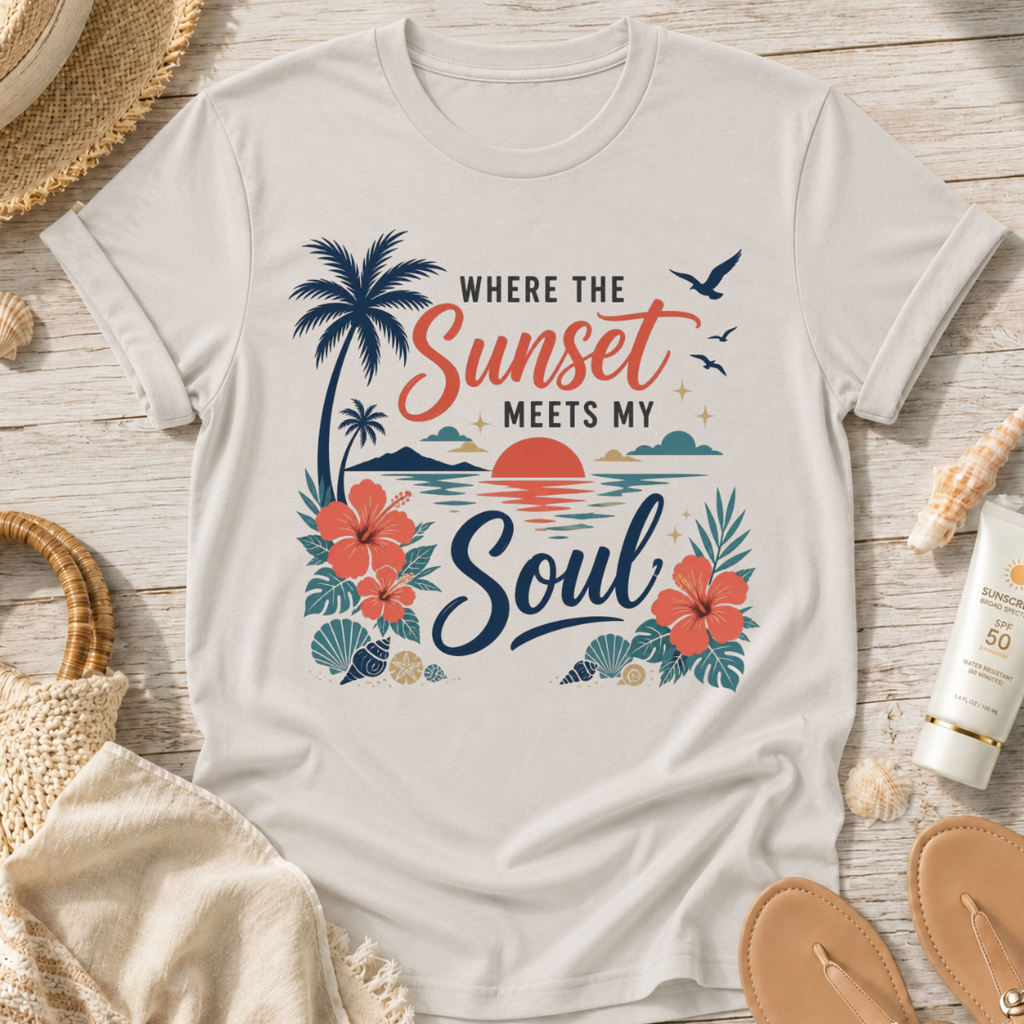 Where the Sunset Meets My Soul T-Shirt