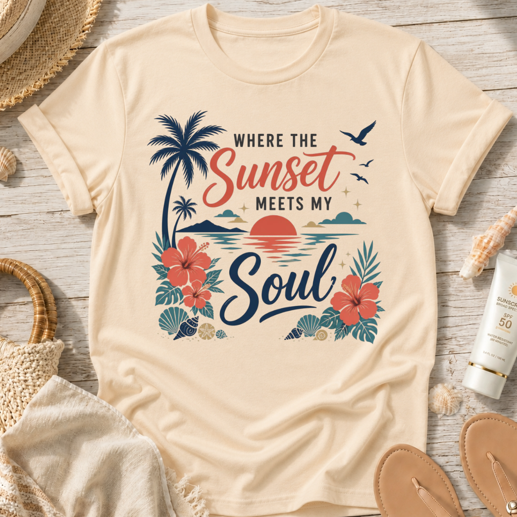 Where the Sunset Meets My Soul T-Shirt