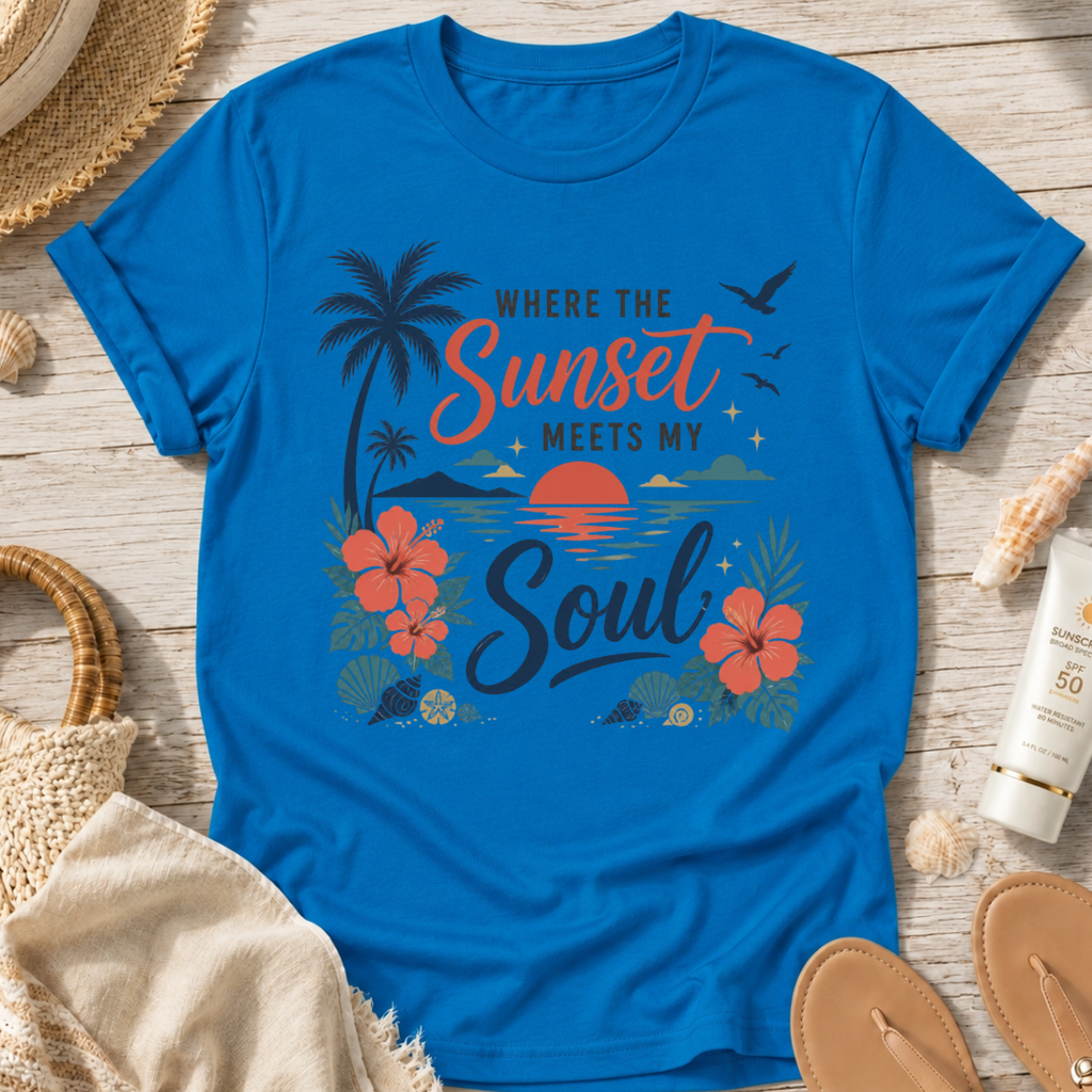 Where the Sunset Meets My Soul T-Shirt