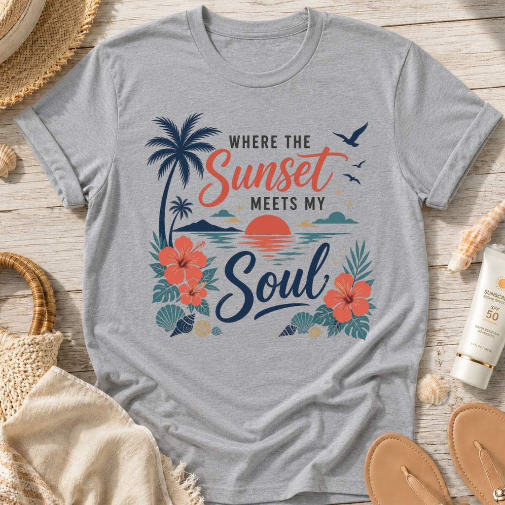Where the Sunset Meets My Soul T-Shirt