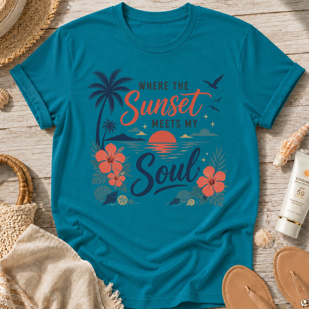 Where the Sunset Meets My Soul T-Shirt