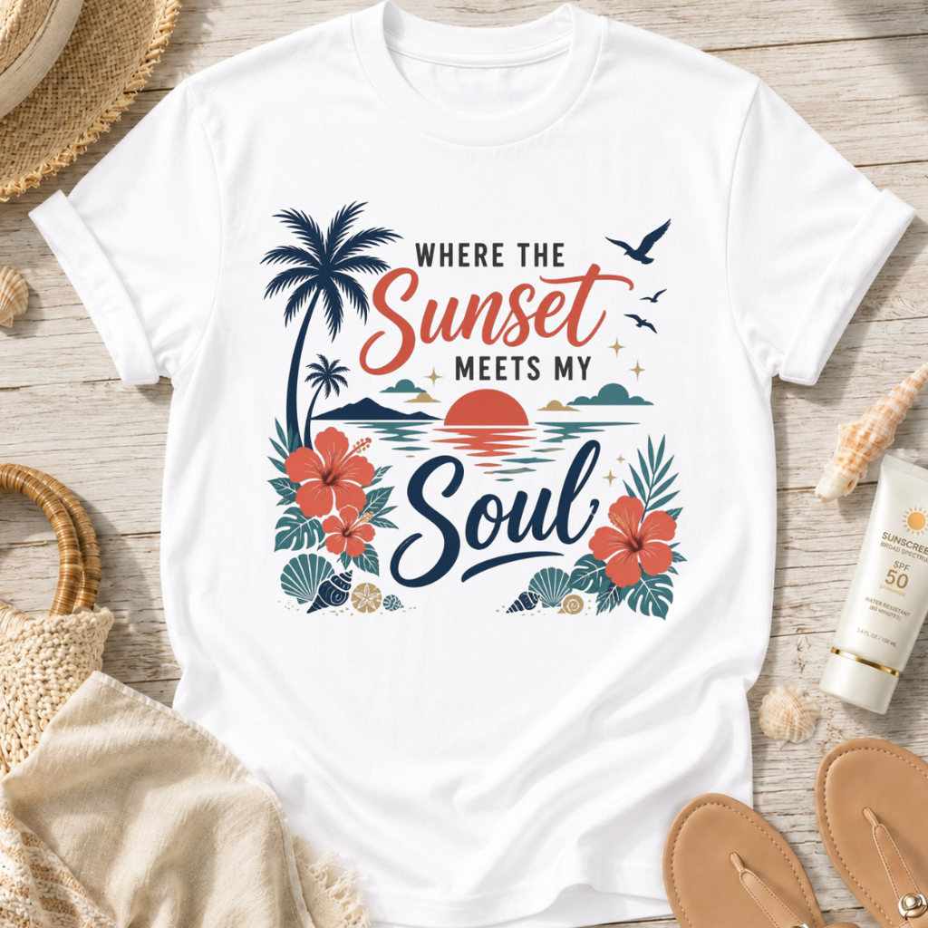 Where the Sunset Meets My Soul T-Shirt