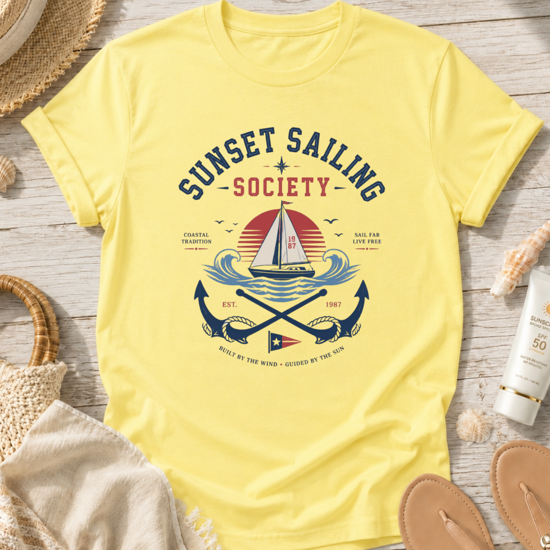 Sunset Sailing Society T-Shirt