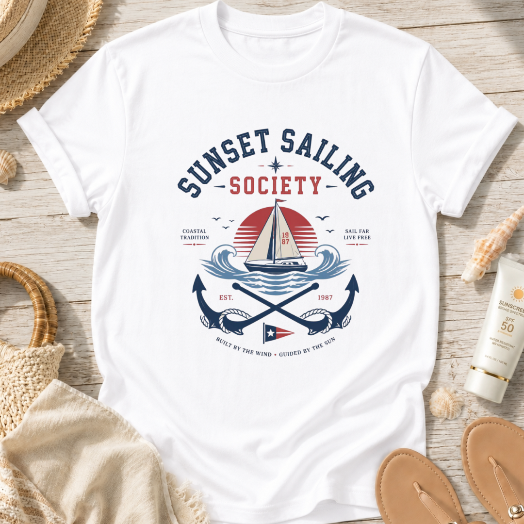 Sunset Sailing Society T-Shirt