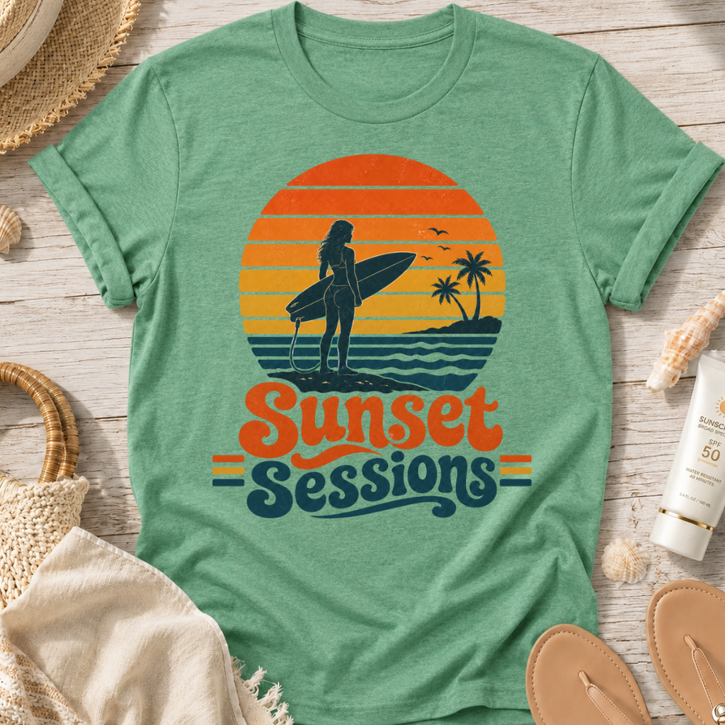 Sunset Sessions Surf T-Shirt