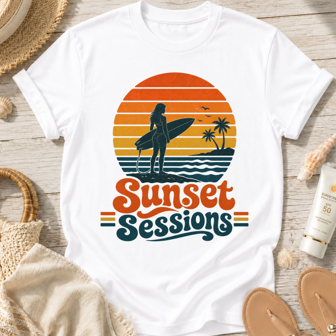 Sunset Sessions Surf T-Shirt