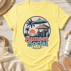Sunset Social Club Tiki T‑Shirt