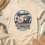 Sunset Social Club Tiki T‑Shirt