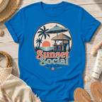 Sunset Social Club Tiki T‑Shirt