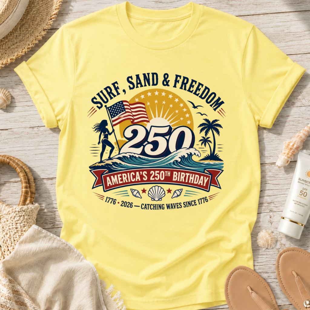 Surf, Sand & Freedom T-Shirt