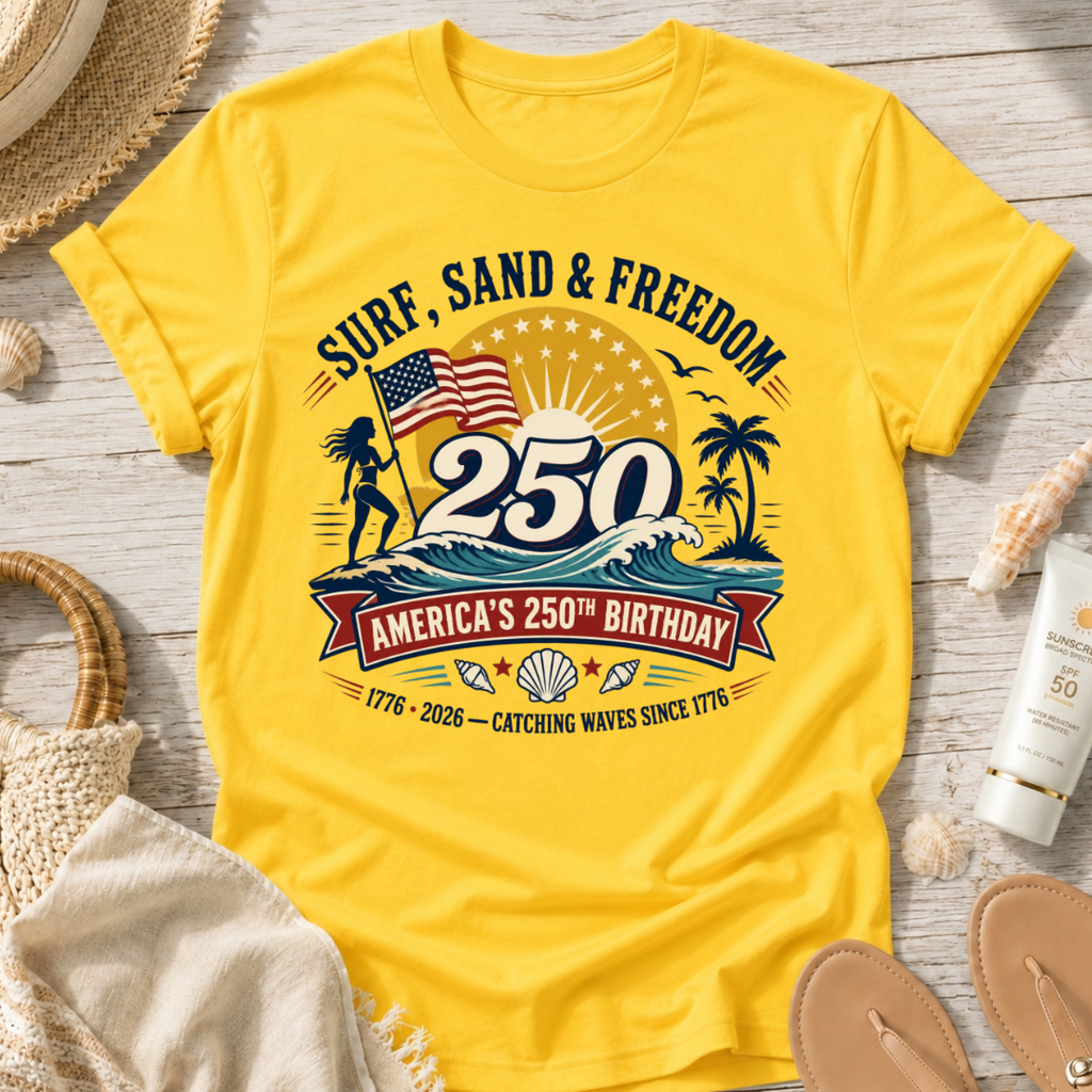 Surf, Sand & Freedom T-Shirt