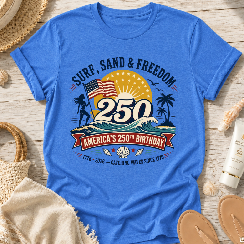 Surf, Sand & Freedom T-Shirt