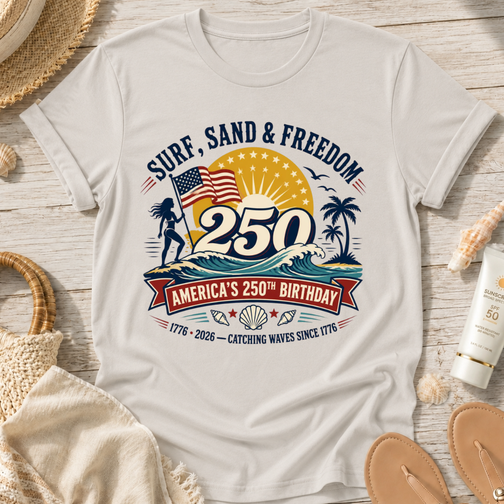 Surf, Sand & Freedom T-Shirt