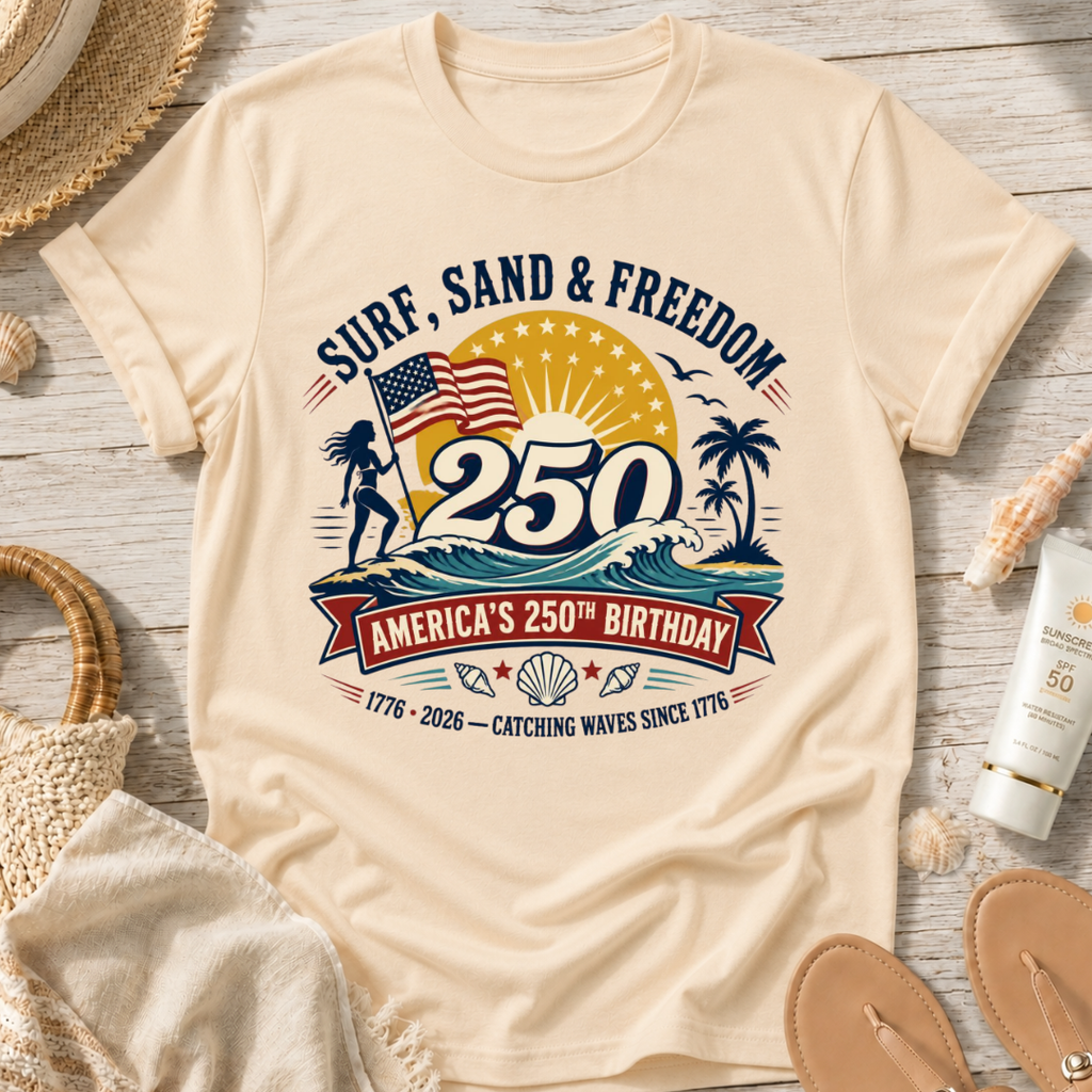 Surf, Sand & Freedom T-Shirt