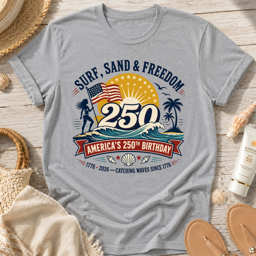 Surf, Sand & Freedom T-Shirt