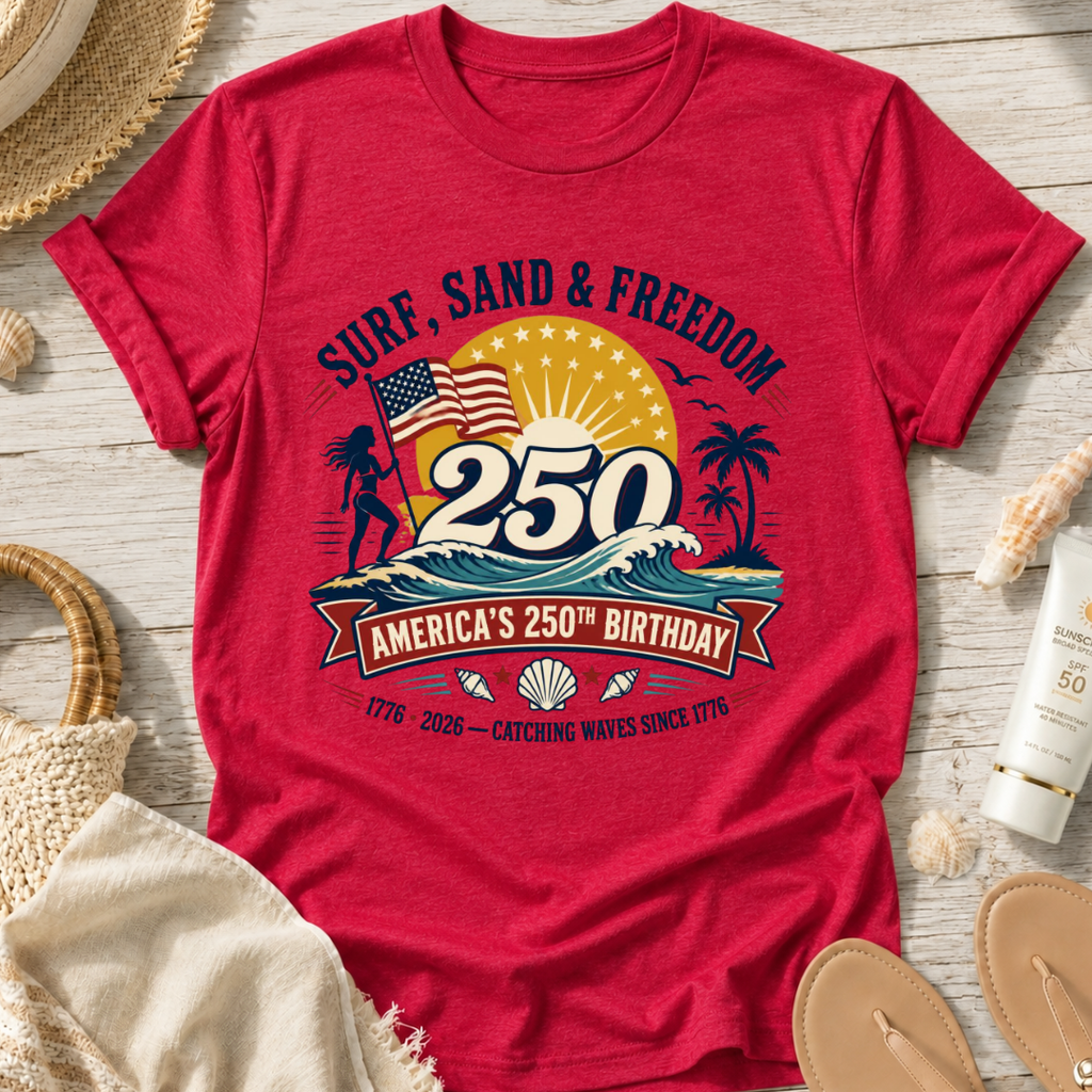 Surf, Sand & Freedom T-Shirt