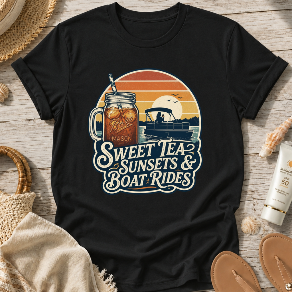 Sweet Tea, Sunsets & Boat Rides T-Shirt