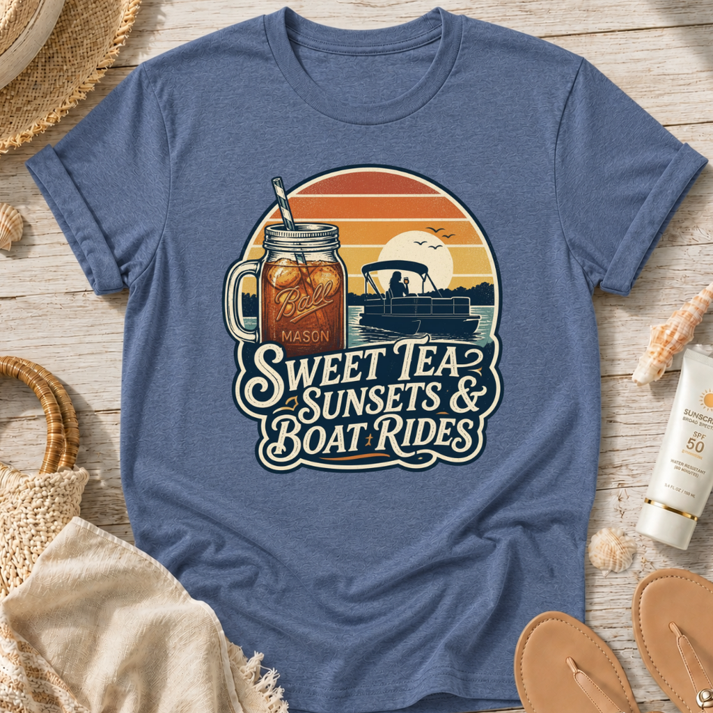 Sweet Tea, Sunsets & Boat Rides T-Shirt