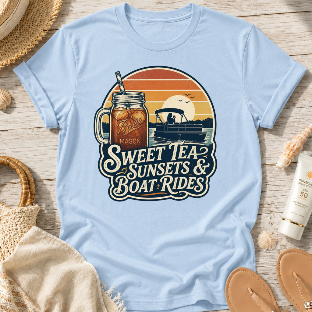 Sweet Tea, Sunsets & Boat Rides T-Shirt