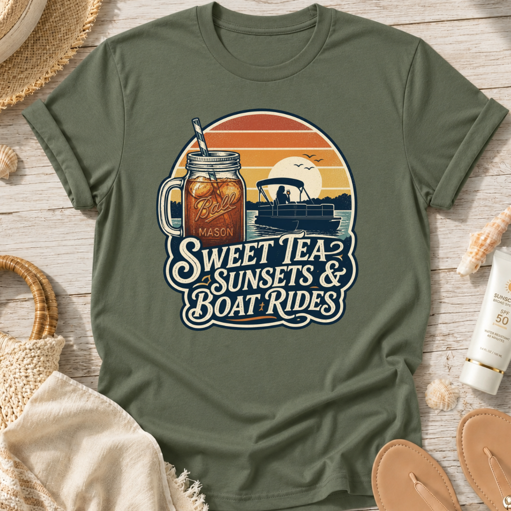 Sweet Tea, Sunsets & Boat Rides T-Shirt