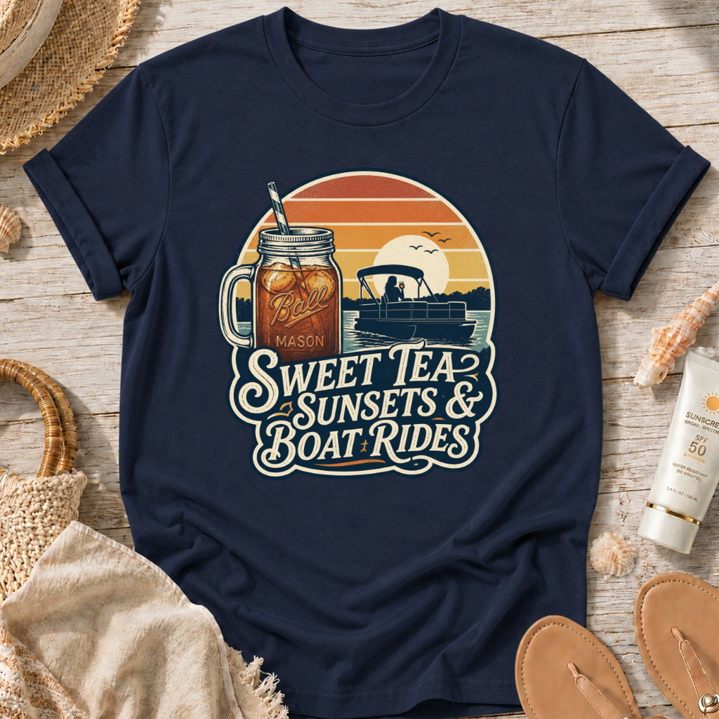Sweet Tea, Sunsets & Boat Rides T-Shirt