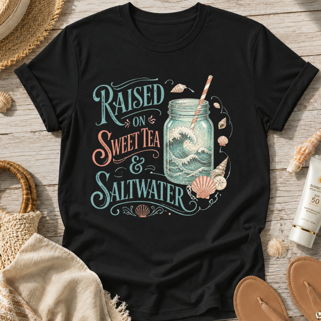 Raised On Sweet Tea & Saltwater T-Shirt