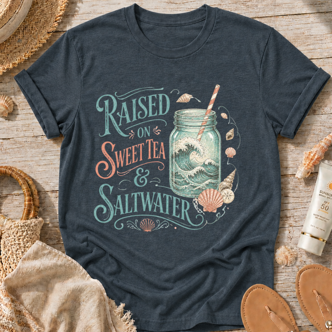 Raised On Sweet Tea & Saltwater T-Shirt