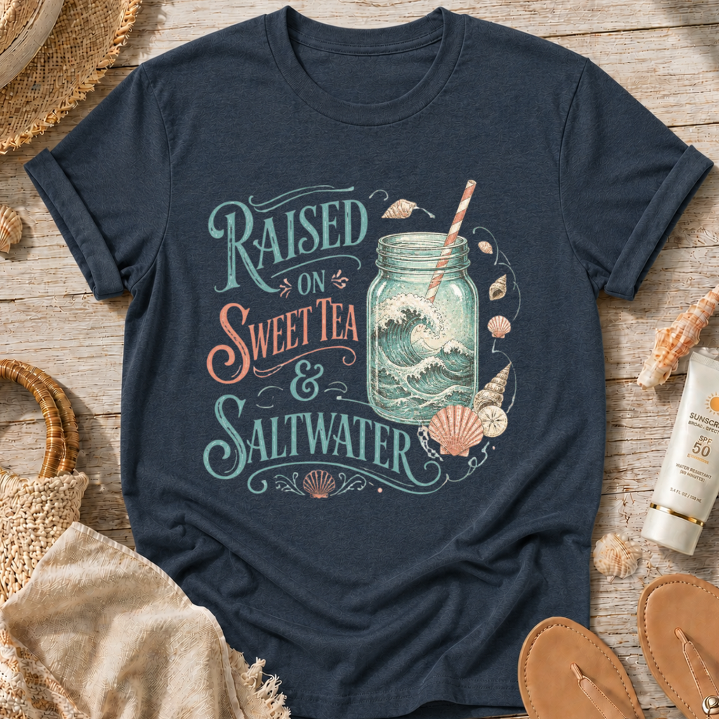 Raised On Sweet Tea & Saltwater T-Shirt