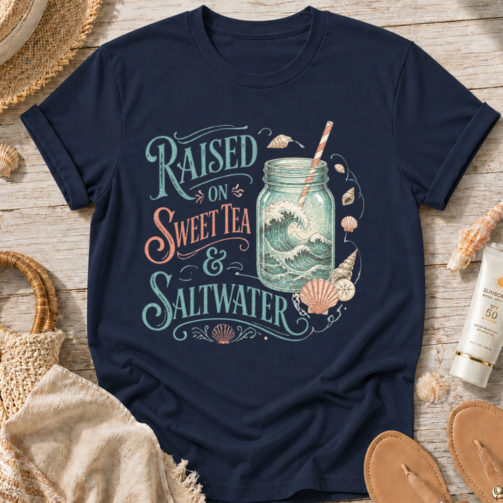 Raised On Sweet Tea & Saltwater T-Shirt