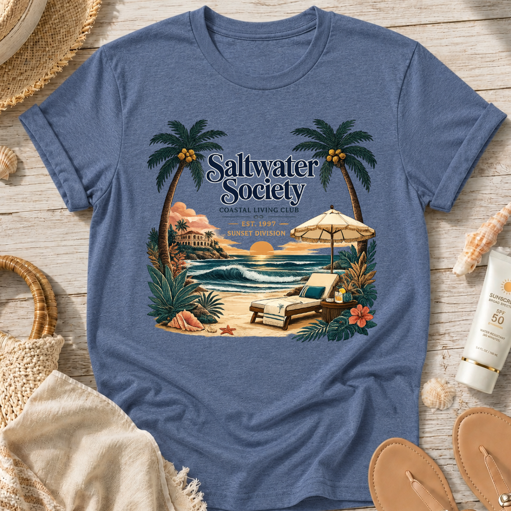 Saltwater Society Coastal Living T-Shirt