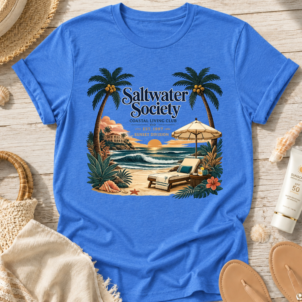 Saltwater Society Coastal Living T-Shirt