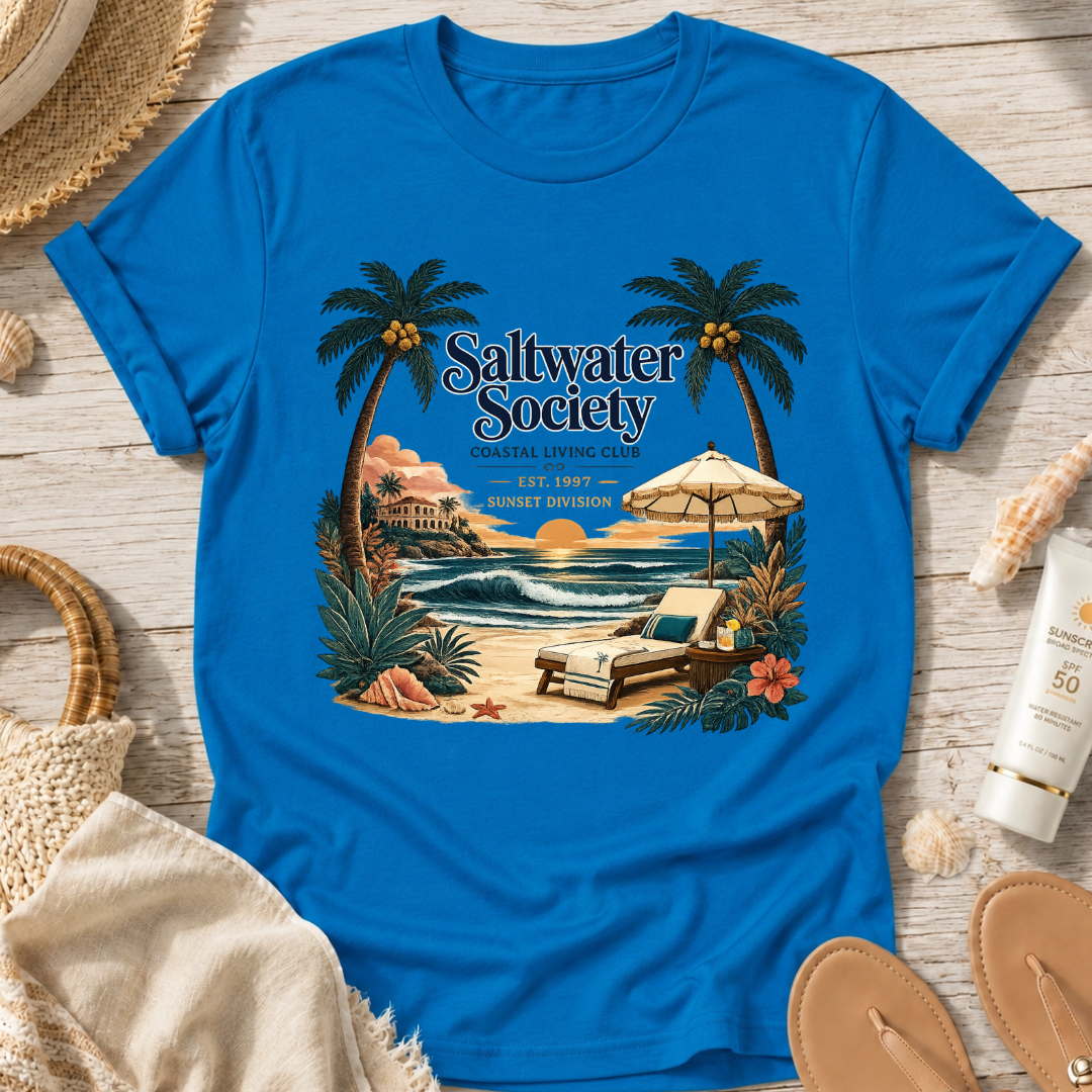 Saltwater Society Coastal Living T-Shirt