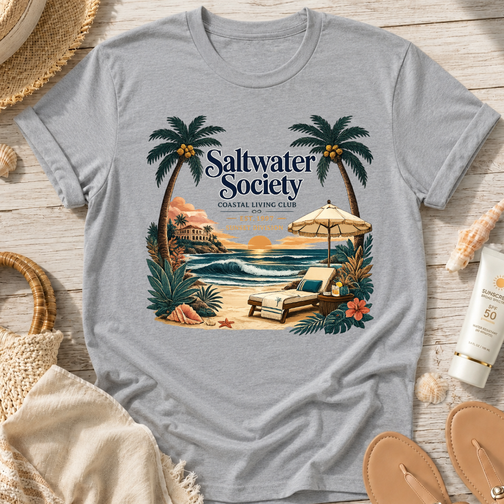Saltwater Society Coastal Living T-Shirt