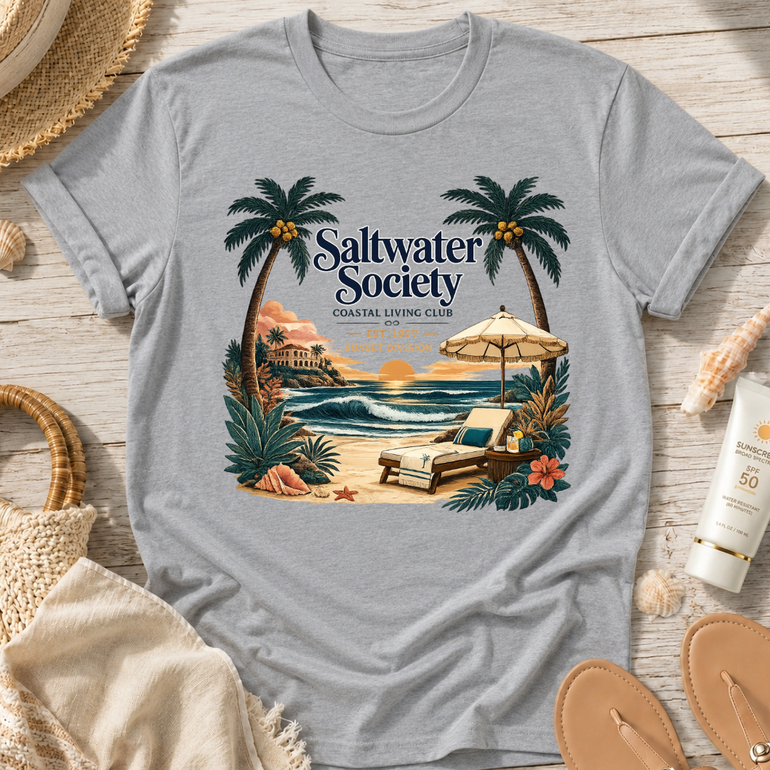 Saltwater Society Coastal Living T-Shirt