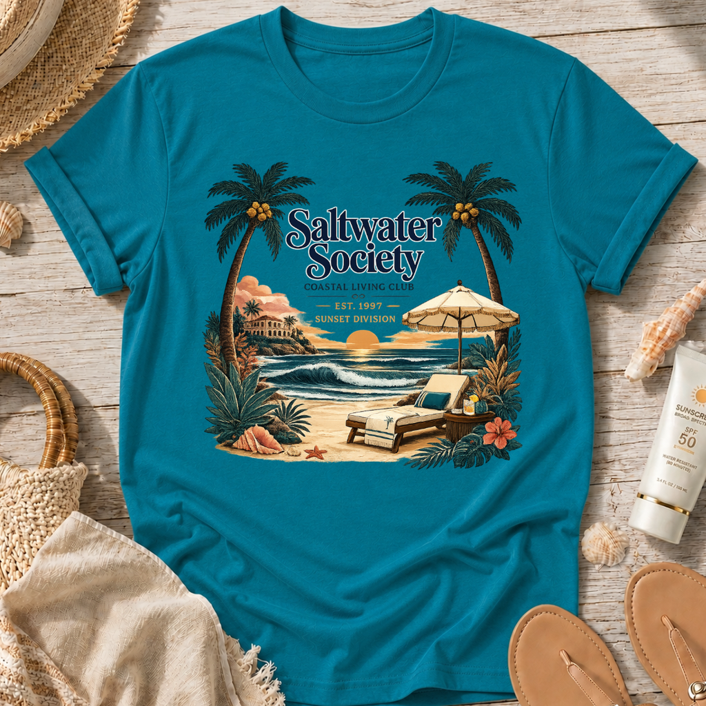 Saltwater Society Coastal Living T-Shirt