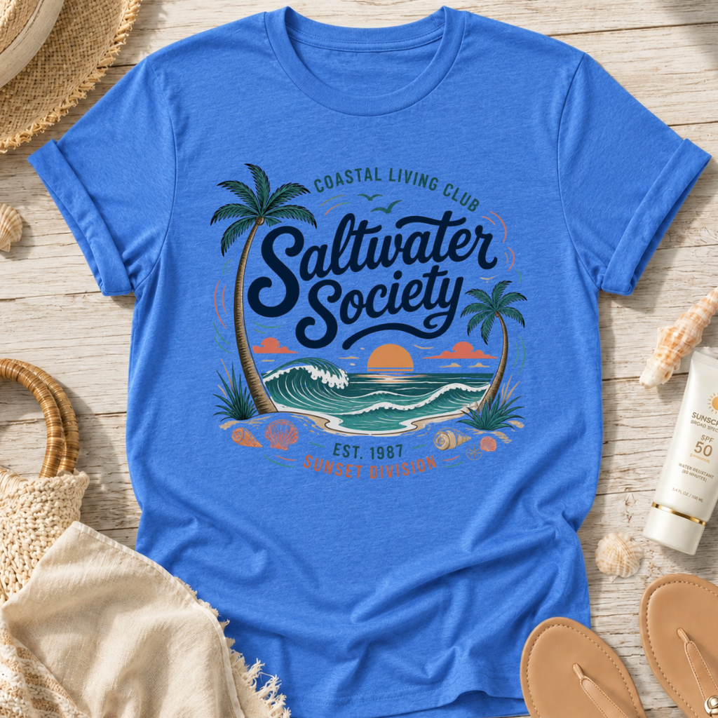Saltwater Society Coastal Living T‑Shirt