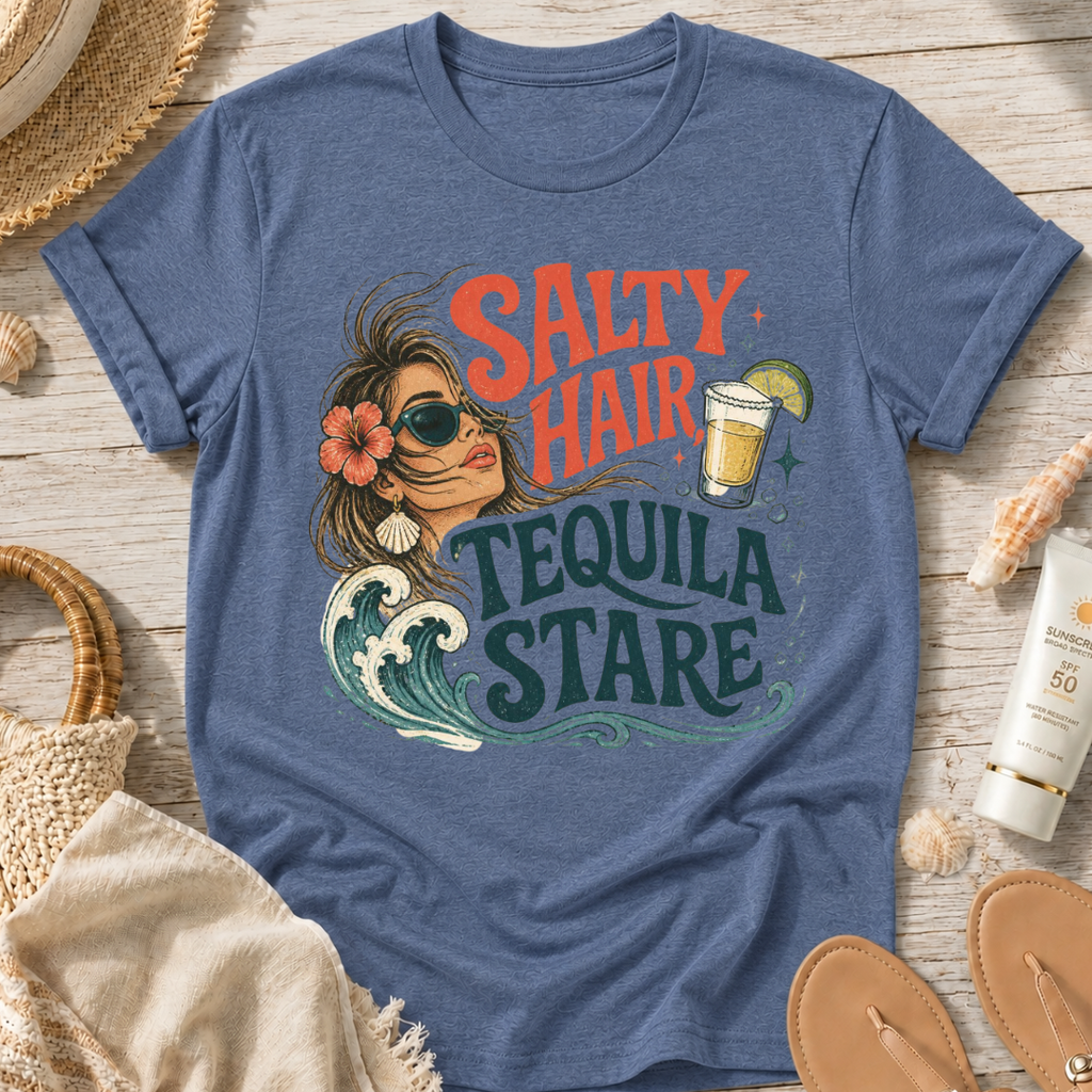 Salty Hair Tequila Stare T-Shirt