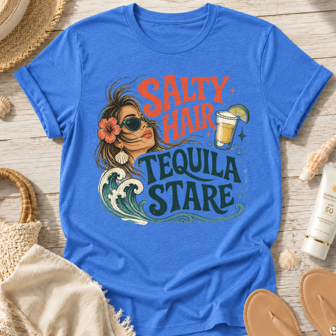 Salty Hair Tequila Stare T-Shirt